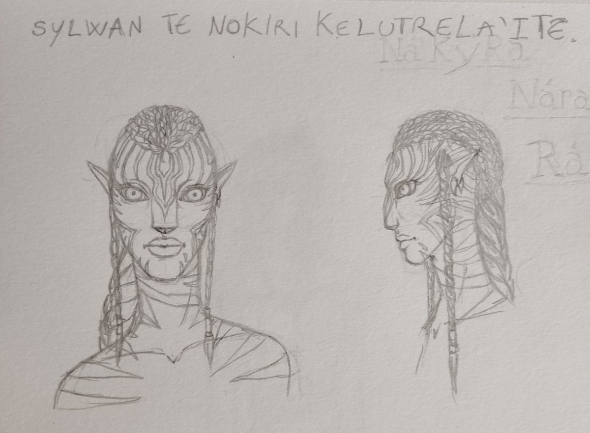 St0rm_Jester's tweet photo. And FINALLY they have names 😌
So I introduce you Sylwan te Nokiri Kelutrela'ite and Lirun te Nokiri Eytukanak'itan. My na'vi siblings OCs ✨
#avatar #oc #ocs #navi #navis #avataroc #AvatarTheWayOfWater #originalcharacters #originalcharacterart #illustration #drawing #sketchbook https://t.co/8czYZDEzx8