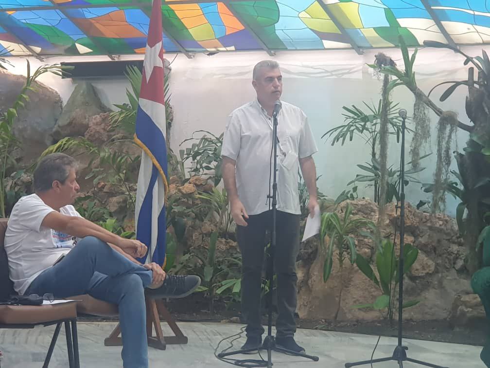 cosivenezuela_'s tweet photo. #6May En desarrollo la reunión regional del Consejo Mundial de la Paz, en Santiago de Cuba.

🇻🇪Por Venezuela, participa el Secretario General del Comité de Solidaridad Internacional y Lucha por la Paz @cosivenezuela_ , Yul Jabour. https://t.co/IozxlrGId0