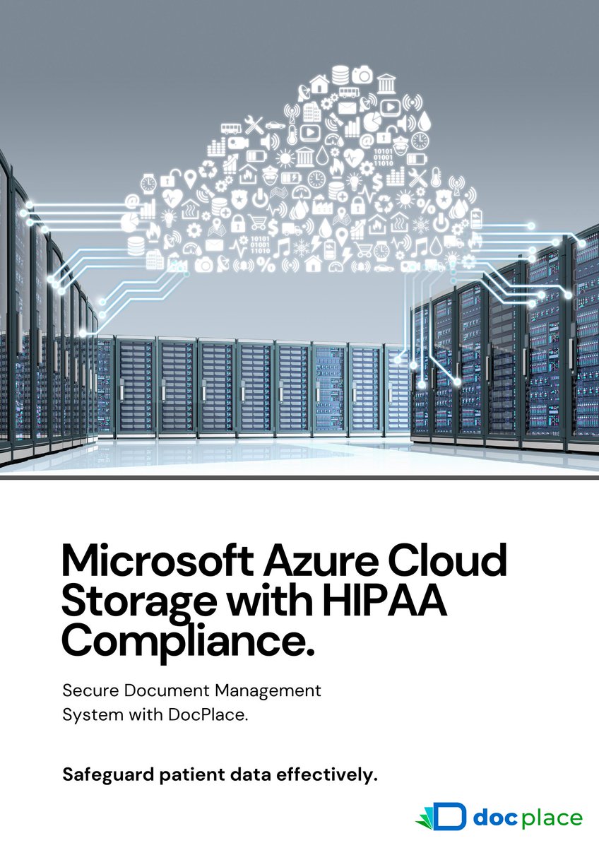 'DocPlace and Azure for organized docs! 💪 HIPAA-compliant platform keeps files secure yet accessible. Streamline with e-signatures and cloud storage. 

#HIPAA #eSign #MicrosoftAzure #CloudStorage #healthcare