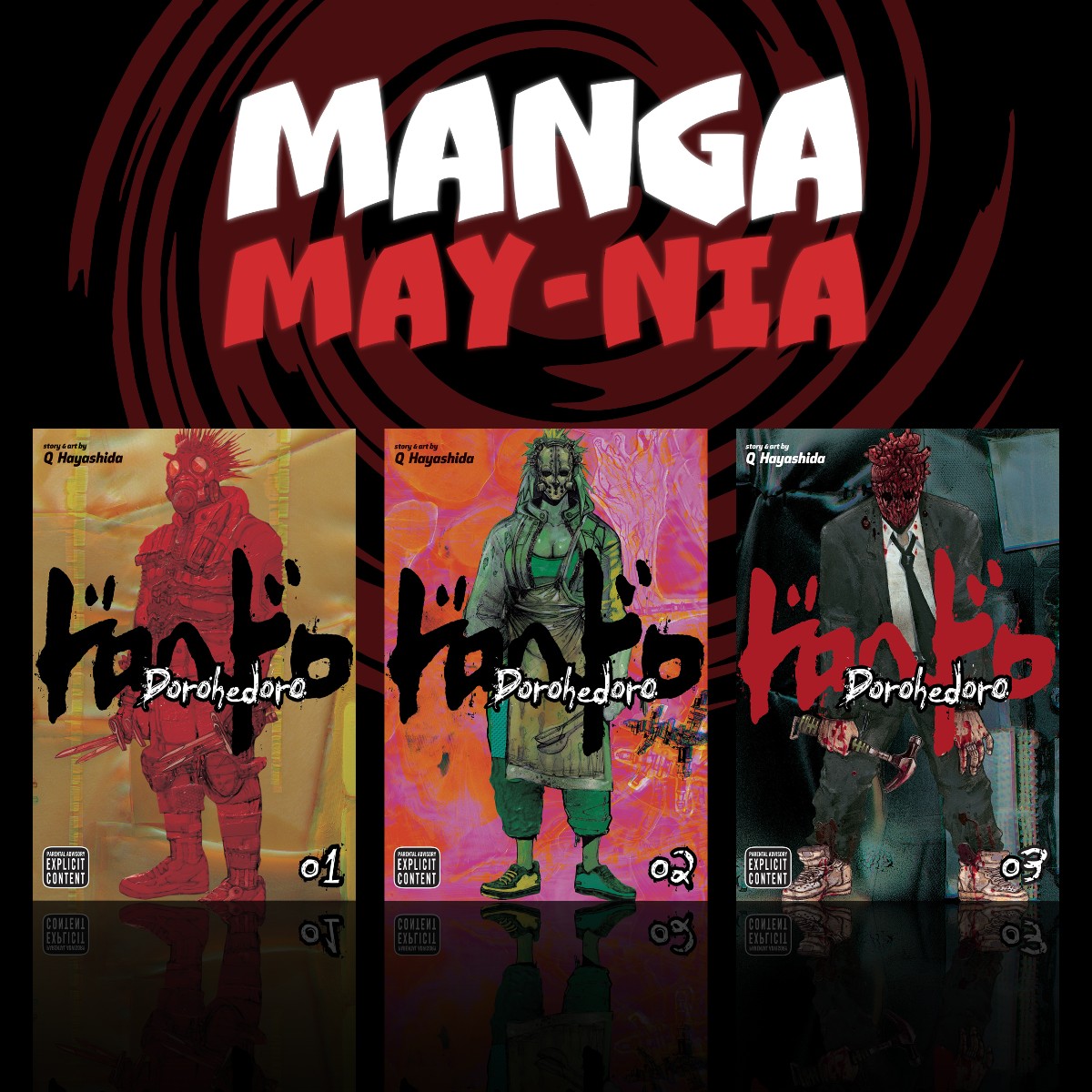 Get ready to embrace Manga MAY-nia! This month, we're celebrating all things manga with a burst of excitement! Which Manga is your favorite?brnw.ch/21wJw59 #Manga #MangaMania #Deathnote #Junjito #Uzumaki #Dorohedoro