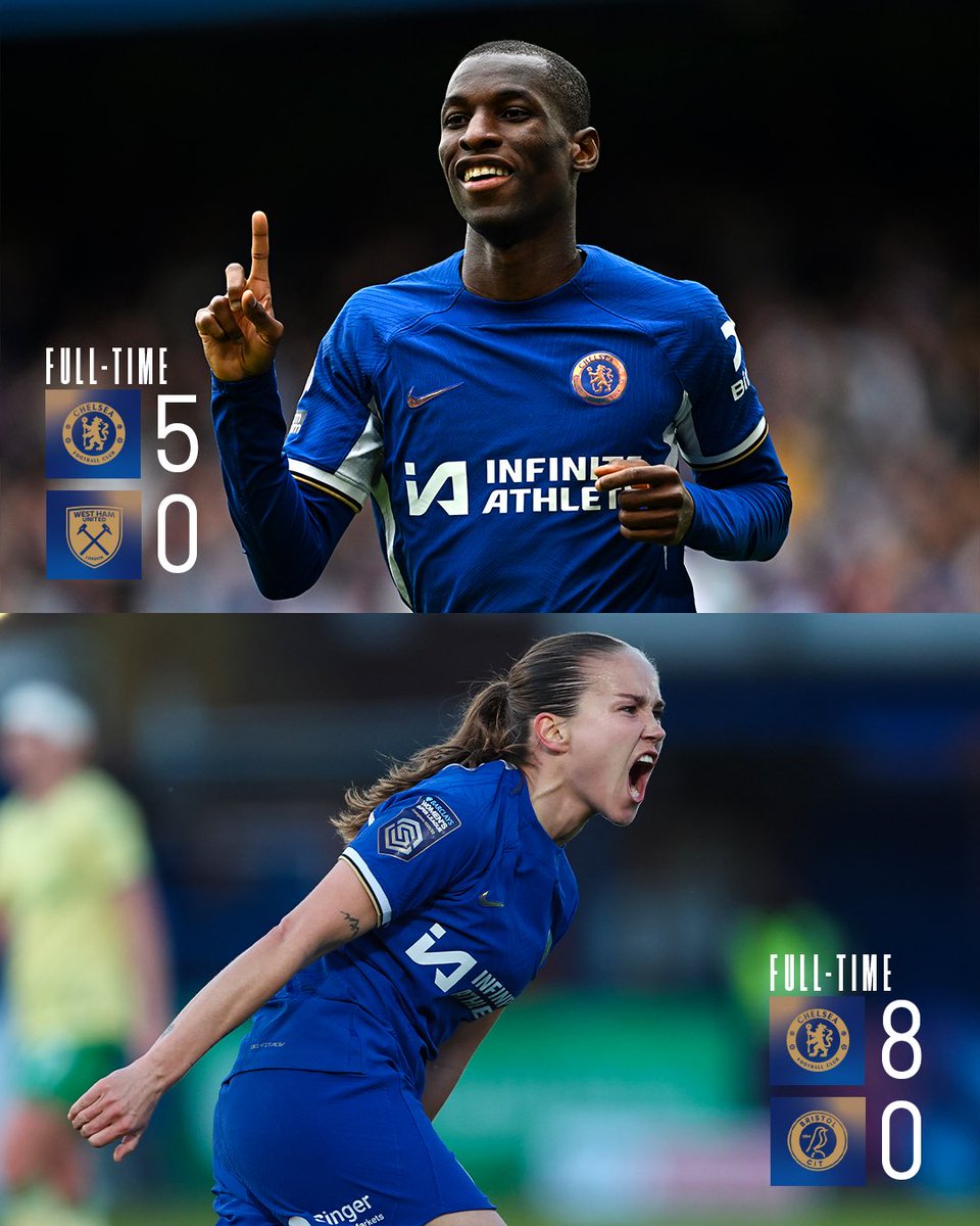 1️⃣3️⃣ goals 🤝 @ChelseaFCW 

A very successful weekend. 💙