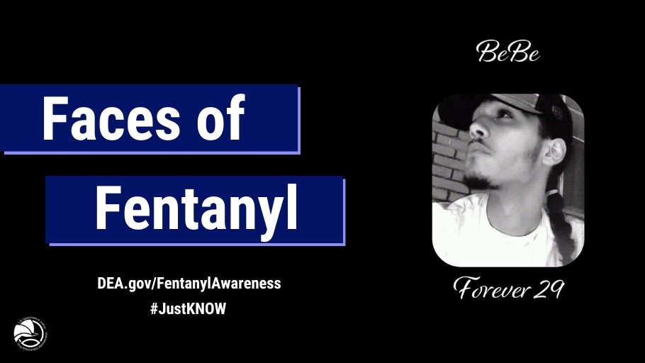 #DYK Drug traffickers are mixing cocaine, heroin, & meth with fentanyl? Users can unknowingly being exposed to fentanyl. Join DEA in remembering those lost from fentanyl poisoning by submitting a photo of a loved one lost to fentanyl.  #JustKNOW

dea.gov/fentanylawaren…