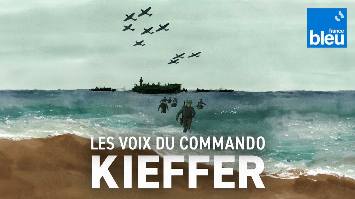 🎧 'Les voix du Commando Kieffer' : notre podcast est disponible ⚡ Pour la première fois, le récit de guerre du seul bataillon français présent lors du Débarquement. A écouter sur : 🔹 notre site l.francebleu.fr/H3jS 🔹 l'app @radiofrance 🔹 les plateformes de #podcast