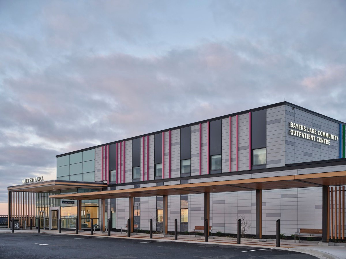 Bayers Lake Community Outpatient Facility (BLCOC)
by Parkin Architects
buff.ly/3JNFAGQ 

Photo: Julian Parkinson