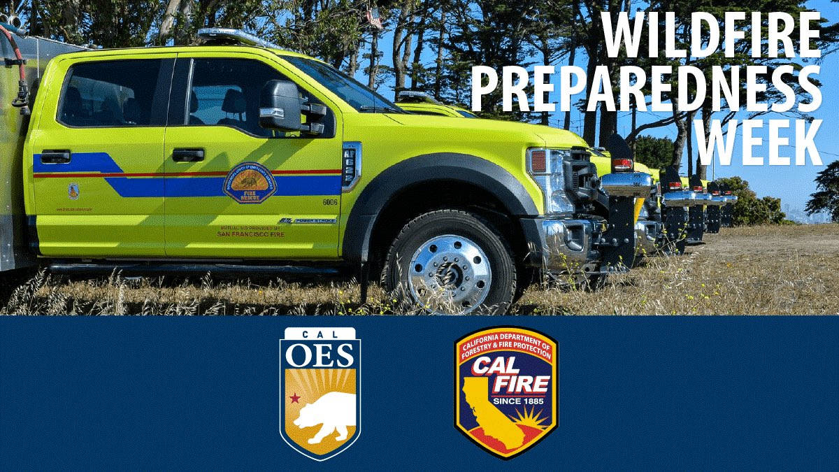 May 5-11 is #WildfirePreparednessWeek and in collaboration with @CAL_FIRE, @Cal_OES is touring the state to talk about the importance of being ready and the invaluable partnerships that help keep communities safe. Learn more: wp.me/pd8T7h-9h9