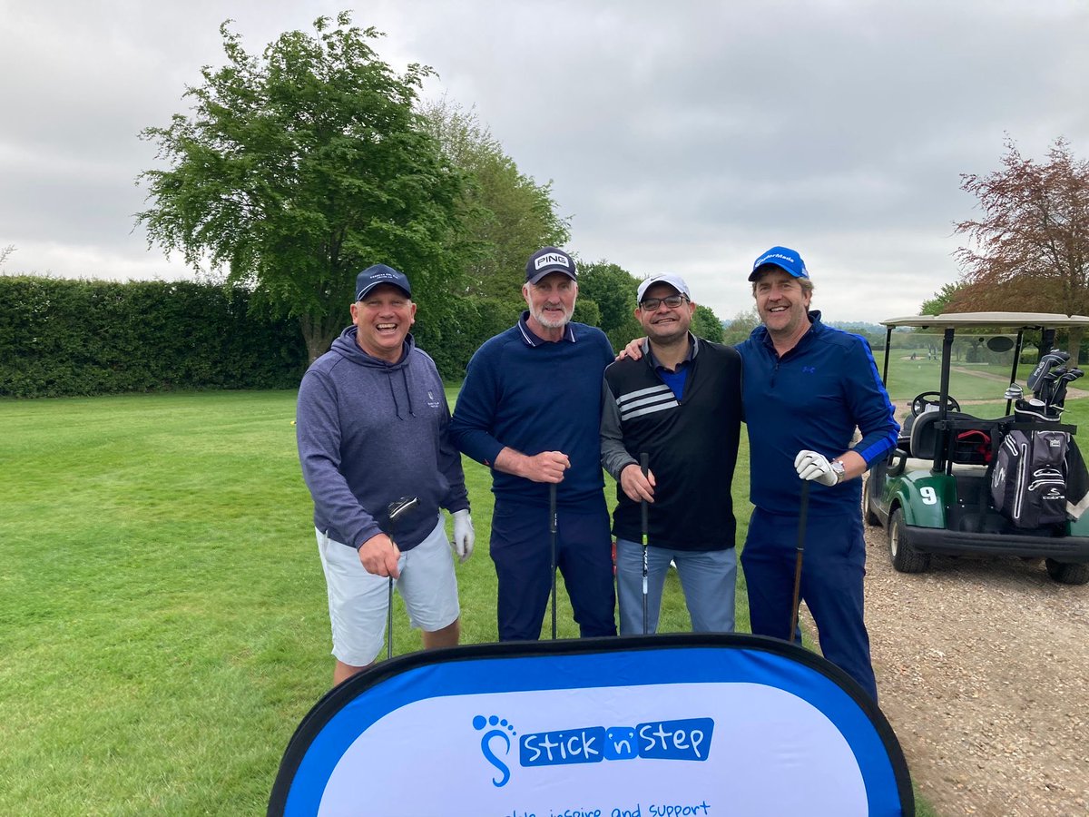 You have to be proud when one of your best mates ⁦@robbopalmer⁩ puts together another fantastic charity golf day for ⁦@SticknStep1⁩👏 ⁦@pryorshayesgolf⁩ Playing with the legend that is ⁦@AlanMcInally⁩ + the talented 🤡 that is @Lylo71Lyles added to the fun