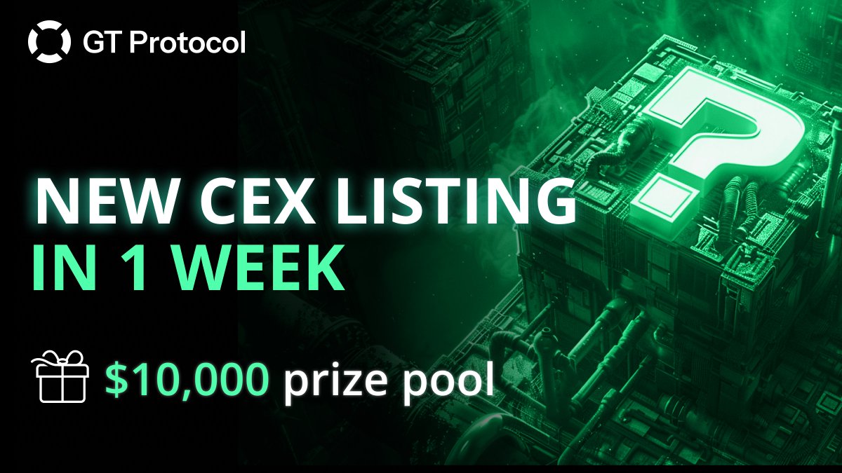🎊 $GTAI will be listed on a new CEX just in 1 week! Participate in $10,000 prize pool to celebrate this event. 😎 Hold onto your seats! We're marking this momentous occasion with a whopping $10,000 prize pool giveaway! To participate: 1. Quote-retweet this post. 2. Leave a