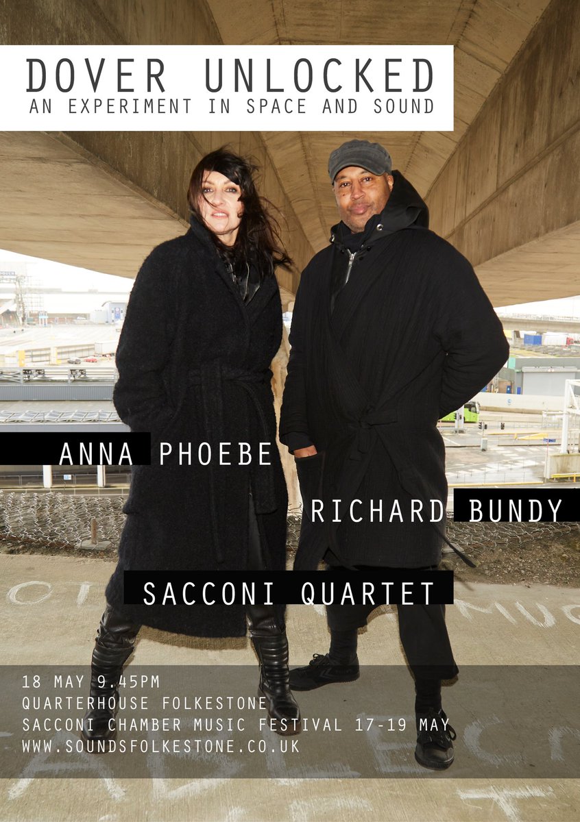 @AnnaPhoebe and Richard Bundy will be collaborating with @sacconiquartet @Quarterhouse_UK at this year’s May Festival - tickets going fast - be great to see you there