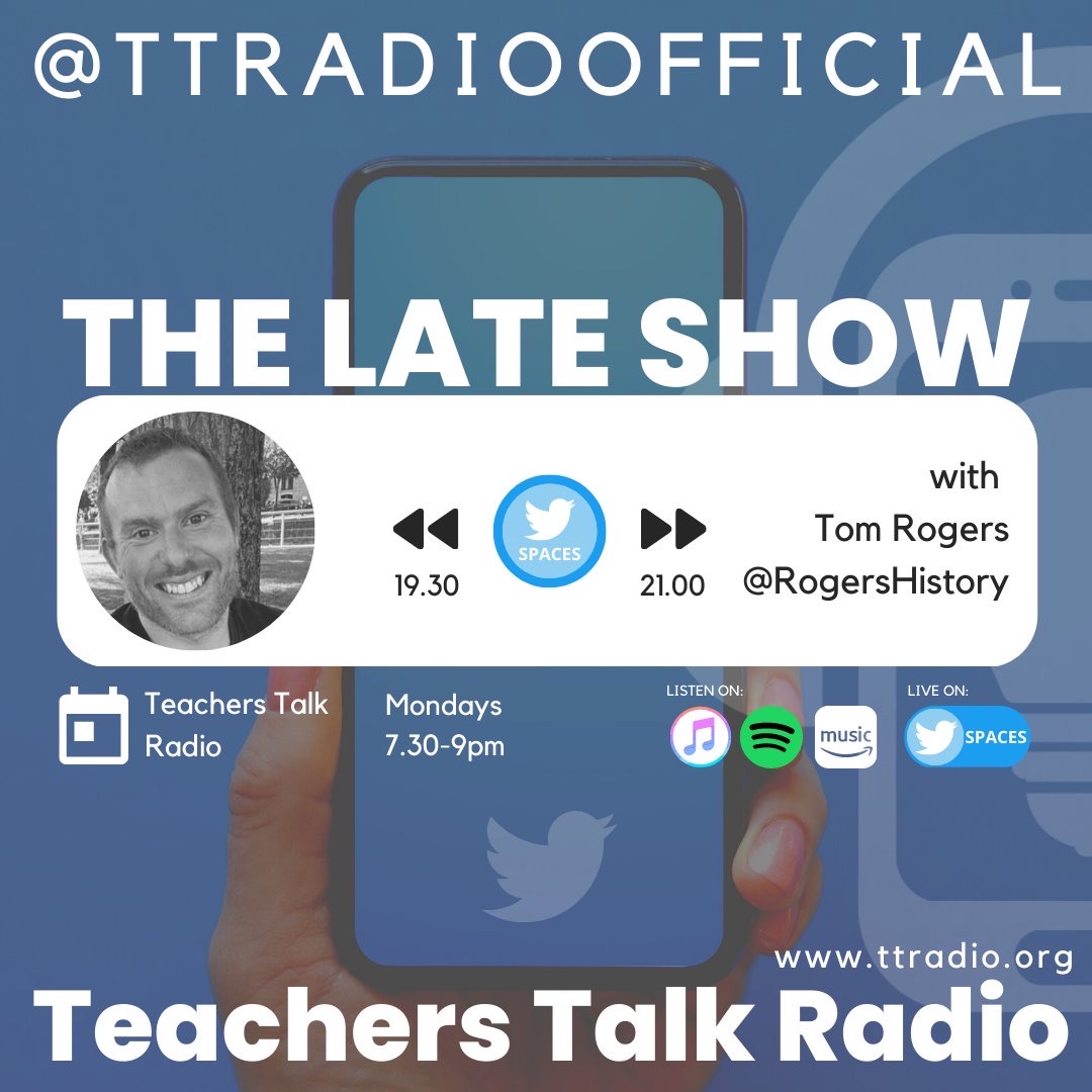 30 minutes until the Late Show with @RogersHistory! Tune in. Talk it Out! twitter.com/i/spaces/1yNxa… #TTRadio