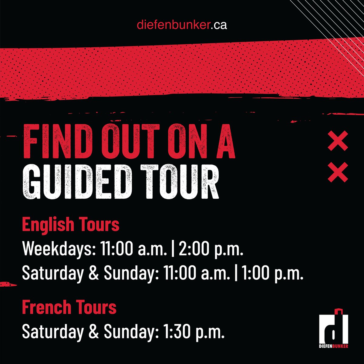 Do you know what’s beneath the surface? Visit the Diefenbunker and find out with a guided tour. Spend the day underground in Canada’s Cold War military bunker, now a one-of-a-kind museum and national historic site. Plan your visit and book tickets: diefenbunker.ca