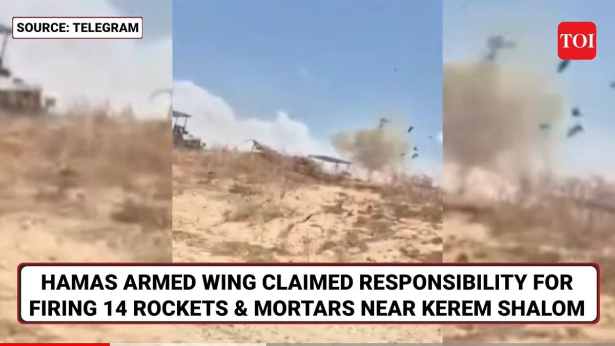 moymiz's tweet image. Hamas just shot the messenger that brought food. 

So they can claim there’s famine. 

Let that sink in.