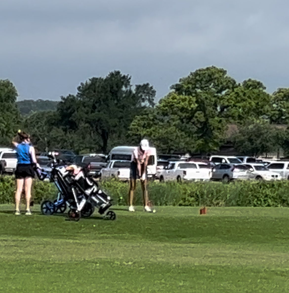 Our Knights are battling! ⛳️🏌️🏌️‍♀️ #TAPPSStateGolf2024 @TAPPS_Golf