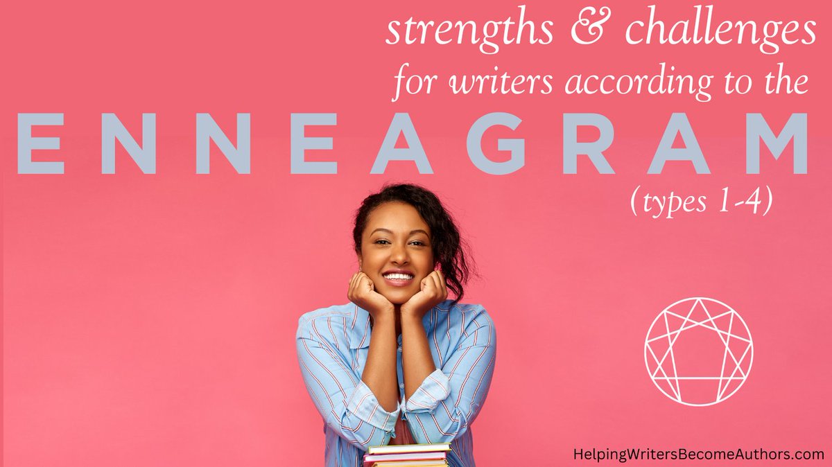 Discover Enneagram types for writers and how they can enhance your understanding of yourself and your craft. Types 1-4 in this article. wp.me/p3QOd2-8TP #enneagram #type #enneagramtype #enneagramtypes #personality #personalitytypes #mbti #personalitytest