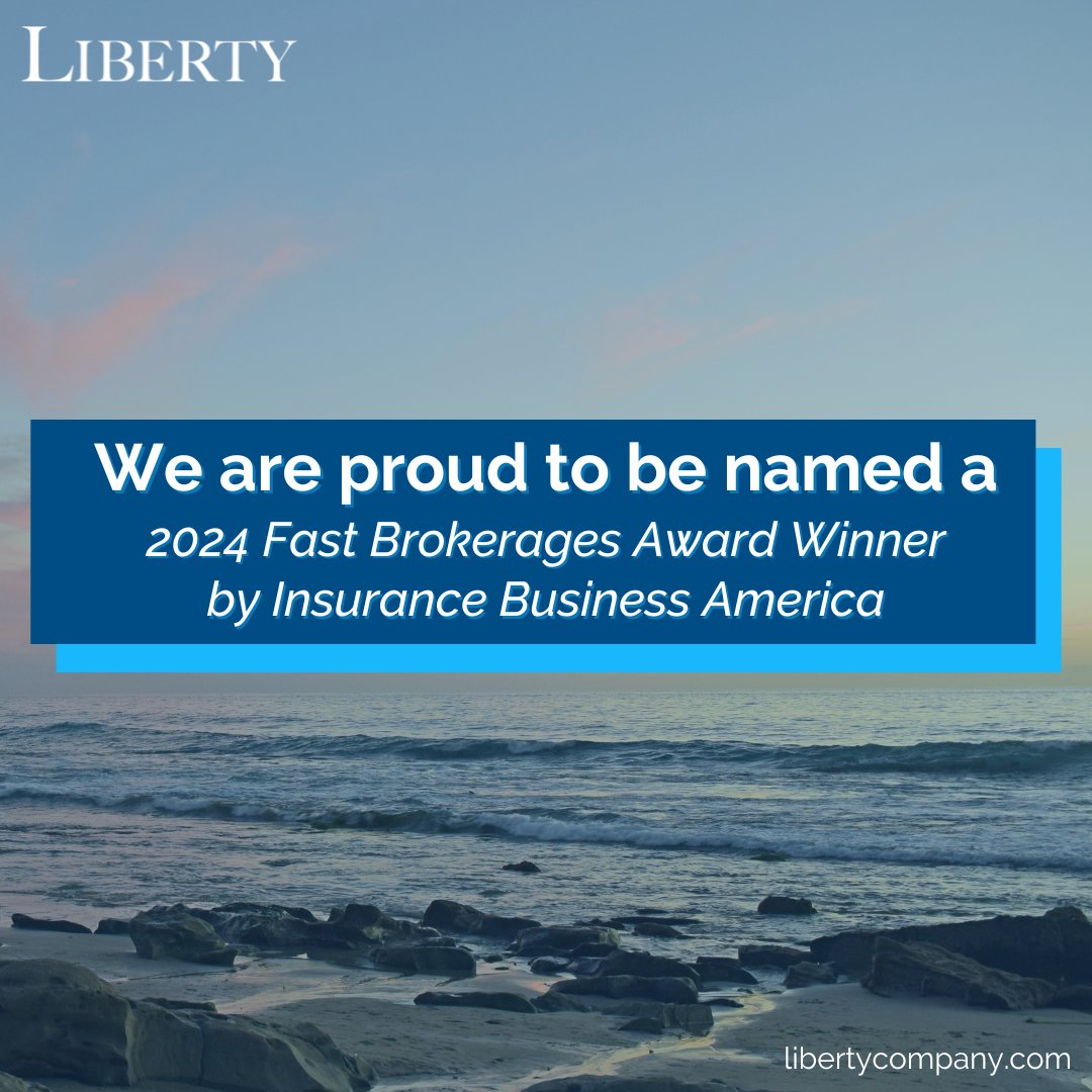 We're excited to announce that we have been named a 2024 Fast Brokerage Award winner by Insurance Business America for the third consecutive year!

Want to read the full story behind our award win? Dive deeper into our press release: hubs.la/Q02wdhM30 

#LibertyCompany