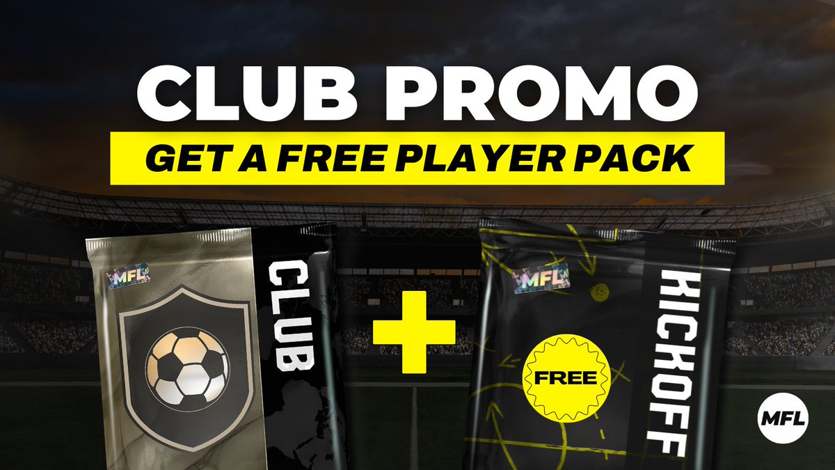 SPECIAL CLUB PROMO 🤩 Until May 17, get a FREE Kickoff Pack worth $10 with your purchase of a Club Pack. Limited time only! A perfect opportunity to become a Club Owner and prepare for next season's competitions #onFlow 🔥