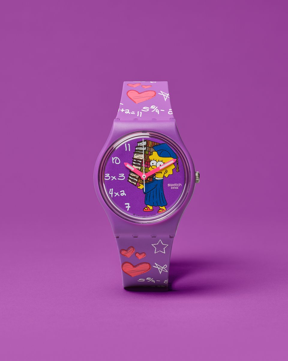 Celebrate your favorite graduate with The Simpsons Graduation Day Special! #Swatch swat.ch/3waFQwy