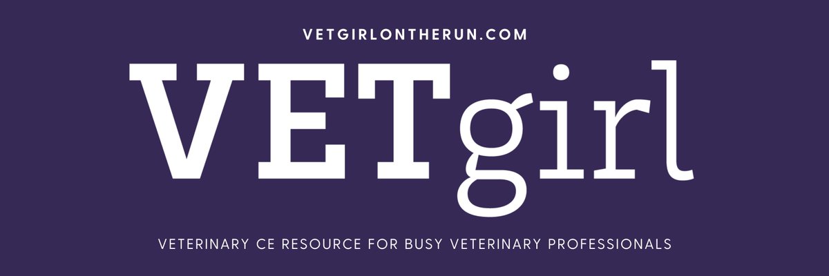 The Veterinary CE Resource for Busy #Veterinary Professionals. Get what you need. When you need it. Become a #VETgirl member today at vetgirlontherun.com/registration/ #VeterinaryMedicine #VetMed #VeterinaryCE