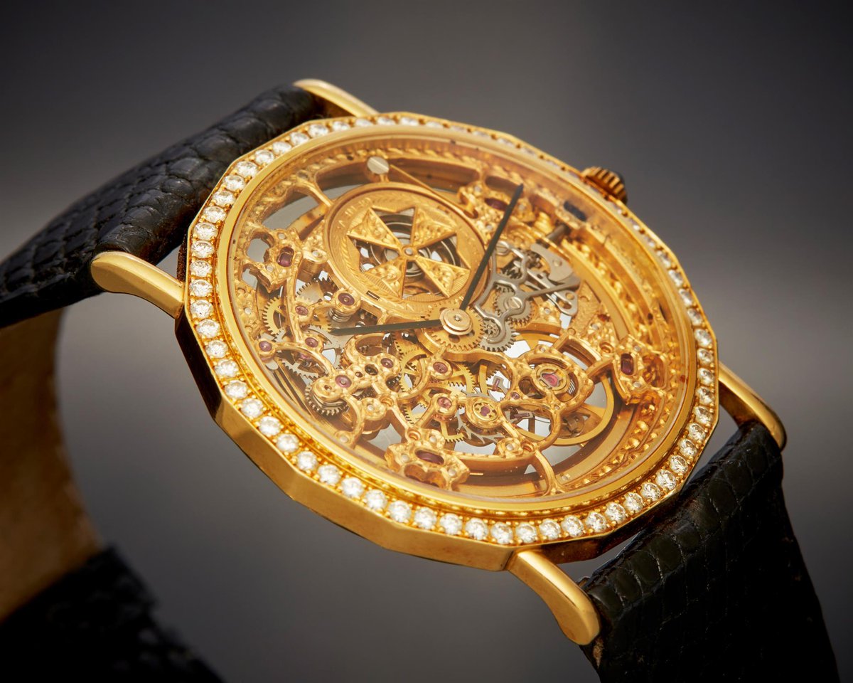 Like this tweet if you would wear this 14.2K Vacheron Constantin yellow gold and diamond set watch.

#Luxurywatch #VacheronConstantin