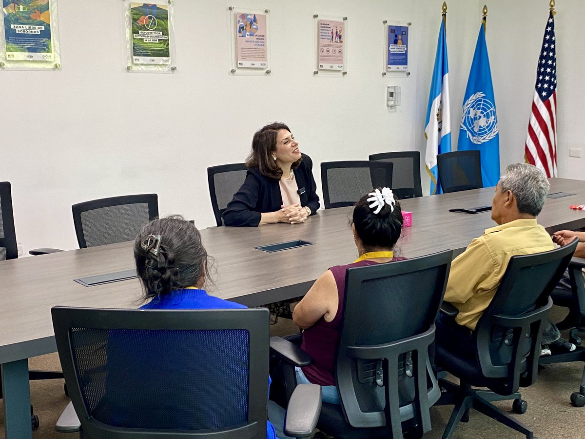 Inspiring visit to the Resettlement Support Center Latin America office alongside @OIMCentroamer Regional Director @BELTRANDDIEGO. @StatePRM is proud to partner with @OIMGuatemala advancing RSC’s humanitarian work, including support for the U.S. Refugee Admissions Program and…