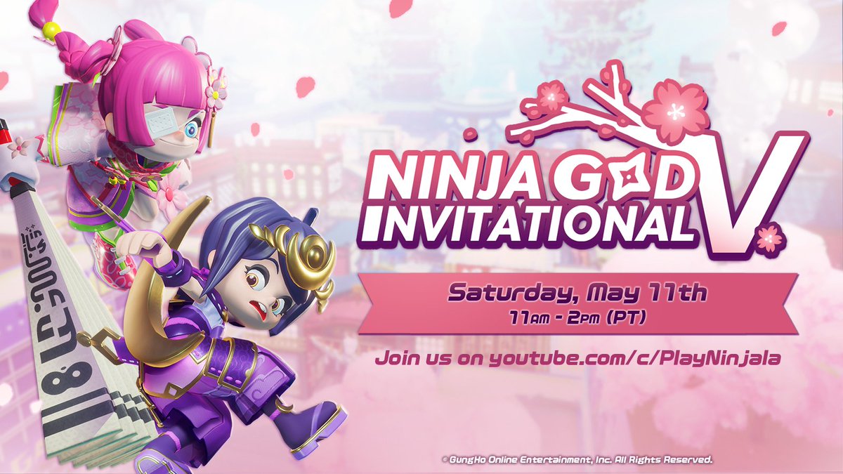 And we're live!! ... Almost 😏 Turn on notifications for the upcoming Ninja God Invitational V Stream so you don't miss it when we DO go live! 🔔: loom.ly/19EnfKI