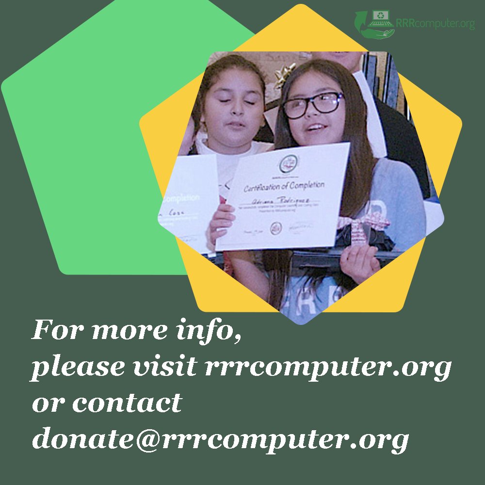 💻 It's time for another laptop giveaway! 🎁

📝 Enter our essay contest for a chance to win a MacBook Air/Pro and empower your education journey. Applications due June 1st, 2024. Scan the code for more info!

#educationforall #charity #macbook #giveaway #RRRComputer