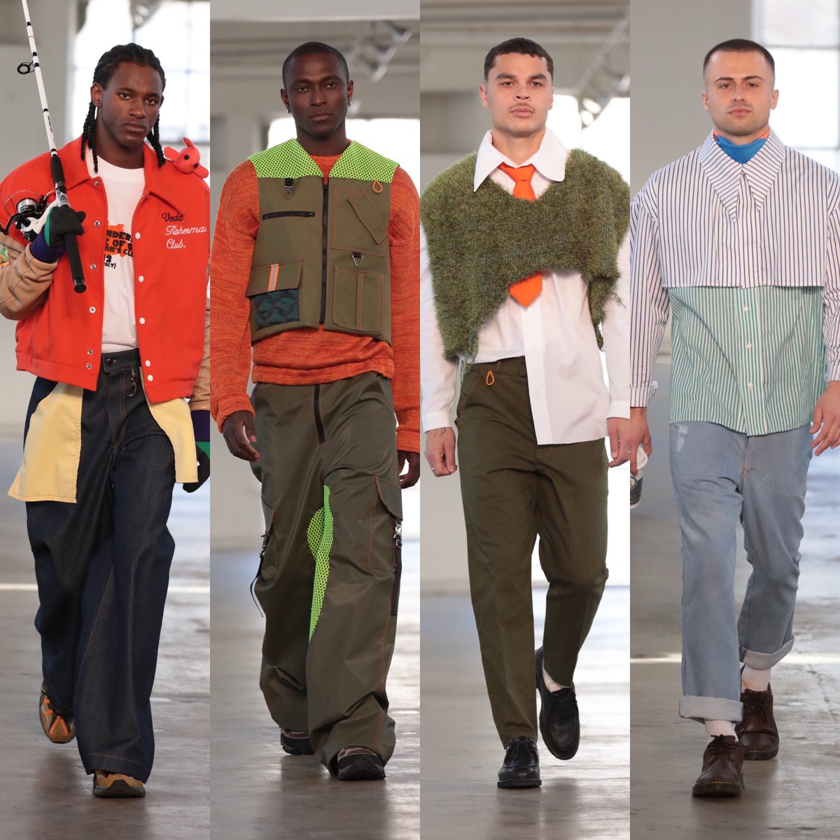 SentryxHQ's tweet image. FIDM DEBUT 2024 Collections 📸 In PHOTOS ➡️ Designer &amp;amp; @FIDM Advanced Fashion Design Program graduate Ronald Harris Jr. ➡️ Collection Name: “The Big Fish Theory” 📸: @_abimages @alexberliner #fidmdebut