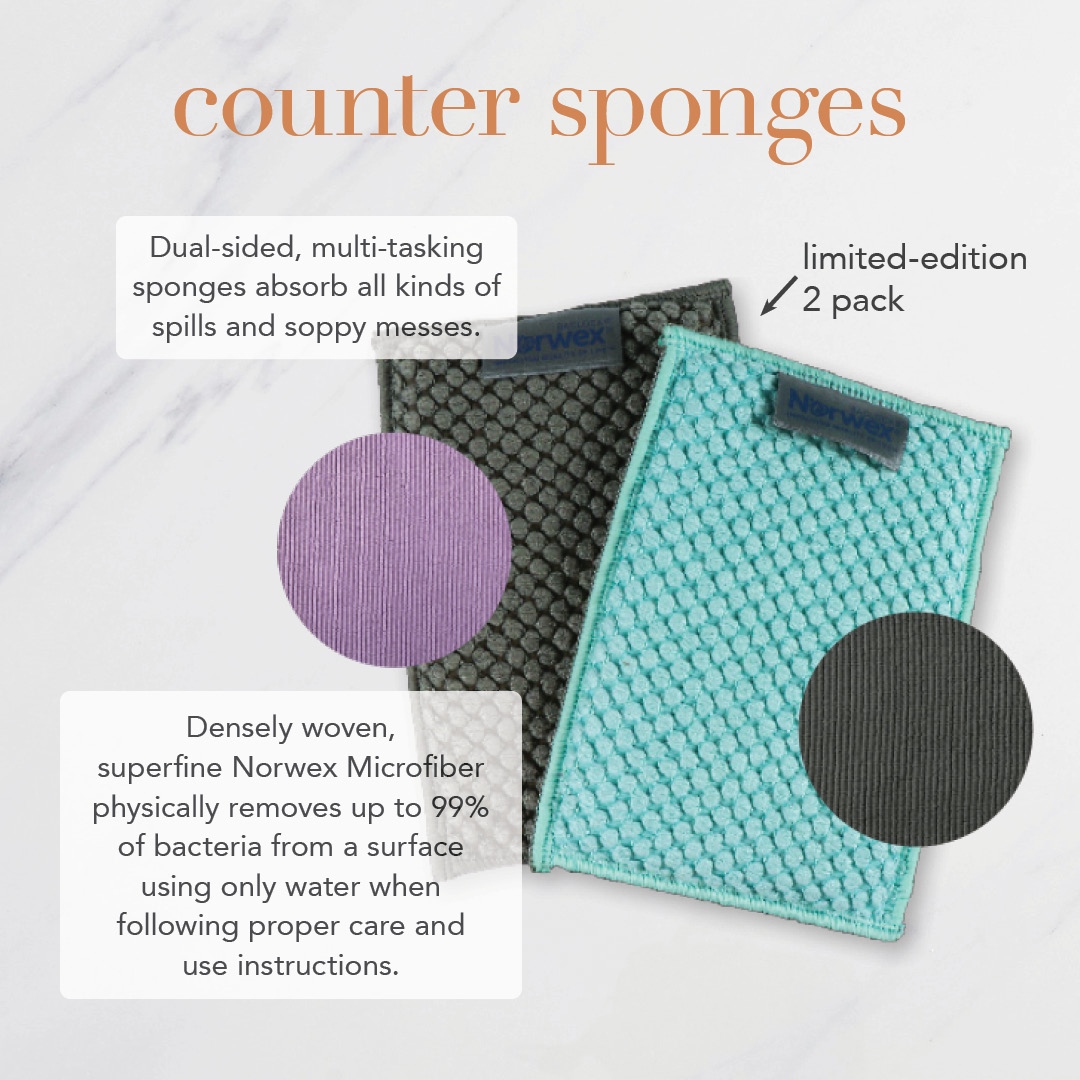 Looking to create a healthier living environment? Switching to our powerful Norwex sponges is a powerful first step! Find out more at tinyurl.com/4f9zzf96

#TheHealthyHome #OrganicProducts #WellnessJourney #HealthyLiving