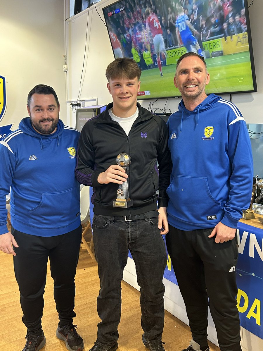 Goal Of The Season Sam Grant - This was a close run thing. But when a just turned 16 goal keeper scores an Away winner from his own half that goes viral you can’t ignore that. In the warm up he actually called he would do that so hats off to Granty for a brilliant goal and an