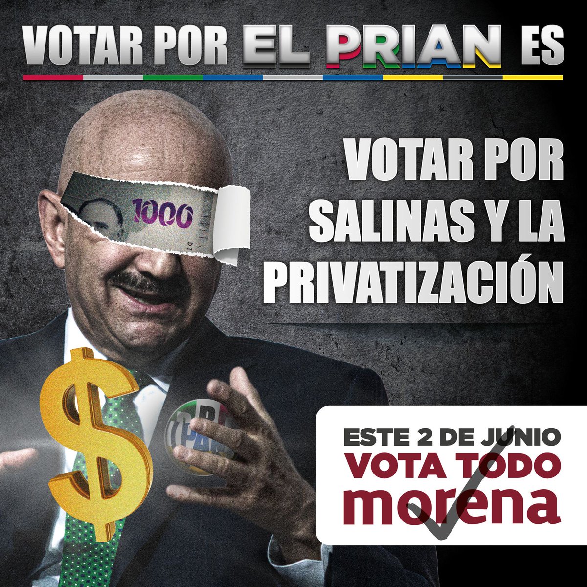 ¡No queremos que vuelvan las políticas de corrupción y saqueo de Salinas!

No vamos a dejar que vuelva el PRIAN.