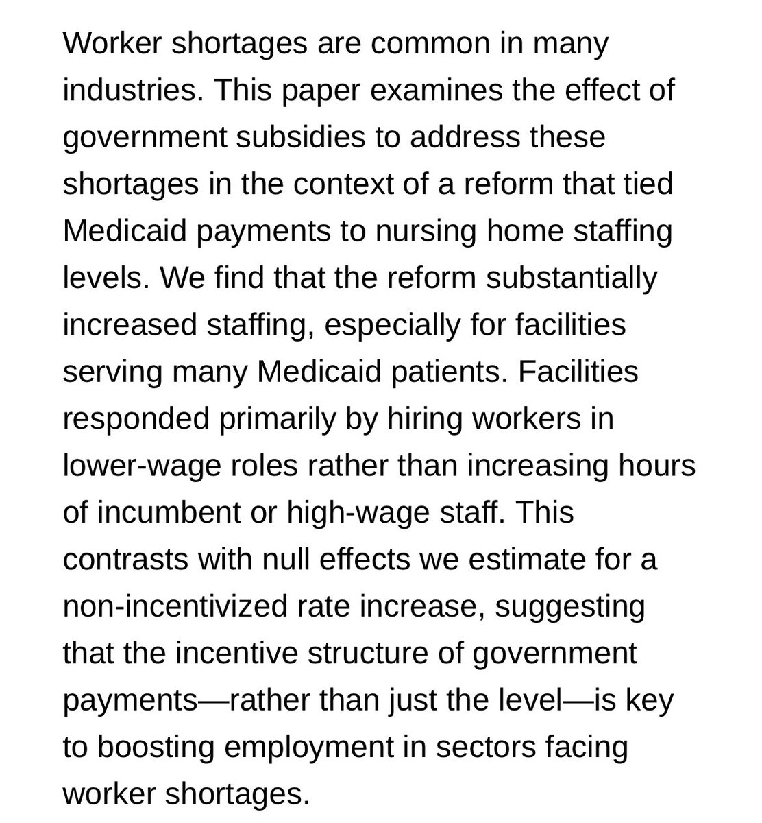 This @ashdgandhi, @andrewolenski, @KristaRuffini, and Karen Shen paper out today is interesting in light of the various labor shortages people were concerned about earlier in the pandemic. nber.org/papers/w32412