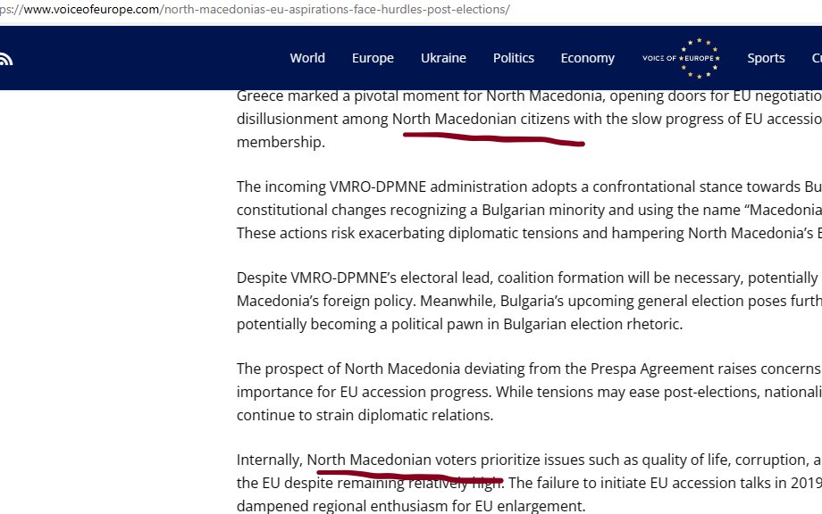 One reason Macedonians are fed up with various EU politicians, media, bureaucrats, etc. is because the aforementioned continue to refer to Macedonians & everything that is Macedonian, wrongly, out of ignorance, laziness or with malicious intent.  #Macedonia @V_of_Europe