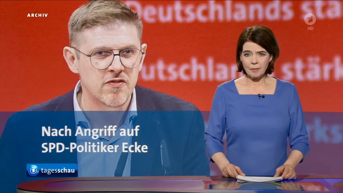 Zweimal hintereinander groß auf Platz 1
in den Abendnachrichten der #Tagesschau!
Der rotgrüne Mainstream ist ganz außer sich,
dass es ausnahmsweise einmal einen von ihnen erwischt hat!
Von so einer Anteilnahme können die vielen #AfD-Opfer nur träumen…
#Verlogenheit #Doppelmoral