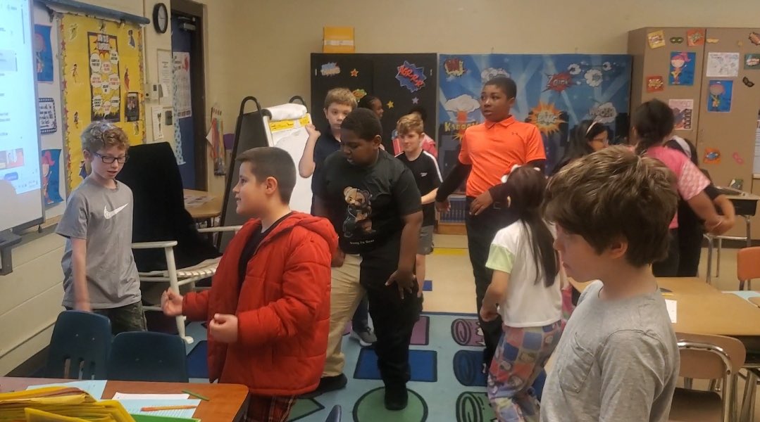Ms. Rhodes’s 3rd graders are dancing for Move it Monday! <a href="/MNPS_kidshealth/">MNPS Healthy Schools</a> #MNPSWellnessWeek2024