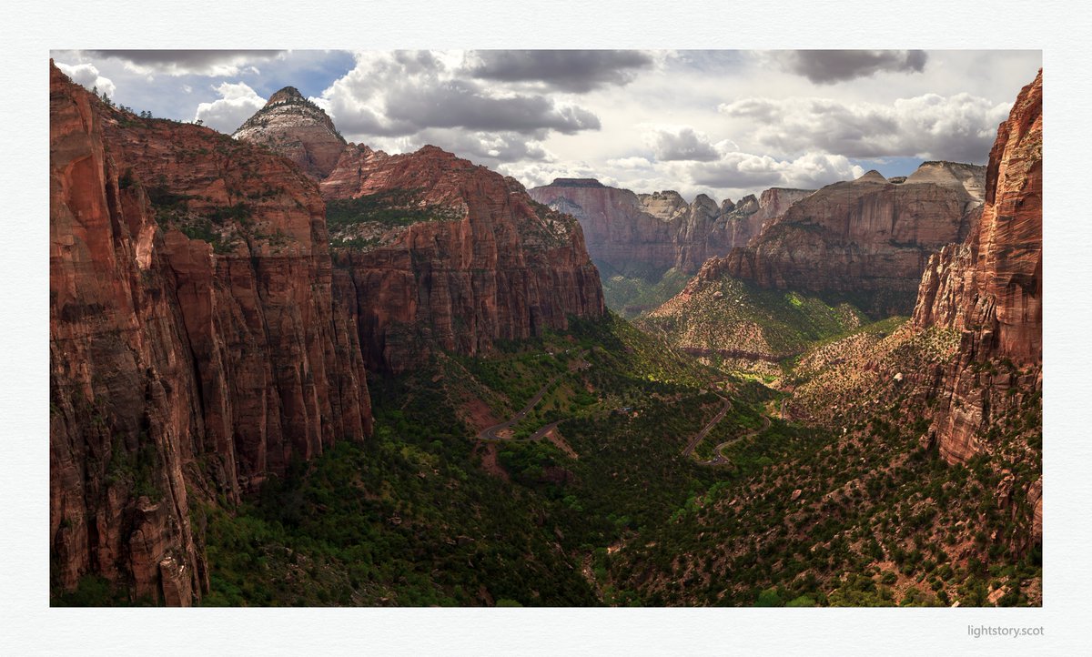 Zion Canyon and Zion-Mount Carmel Highway, Zion National Park, Utah #landscape #landscapephotography #Nikon @UKNikon