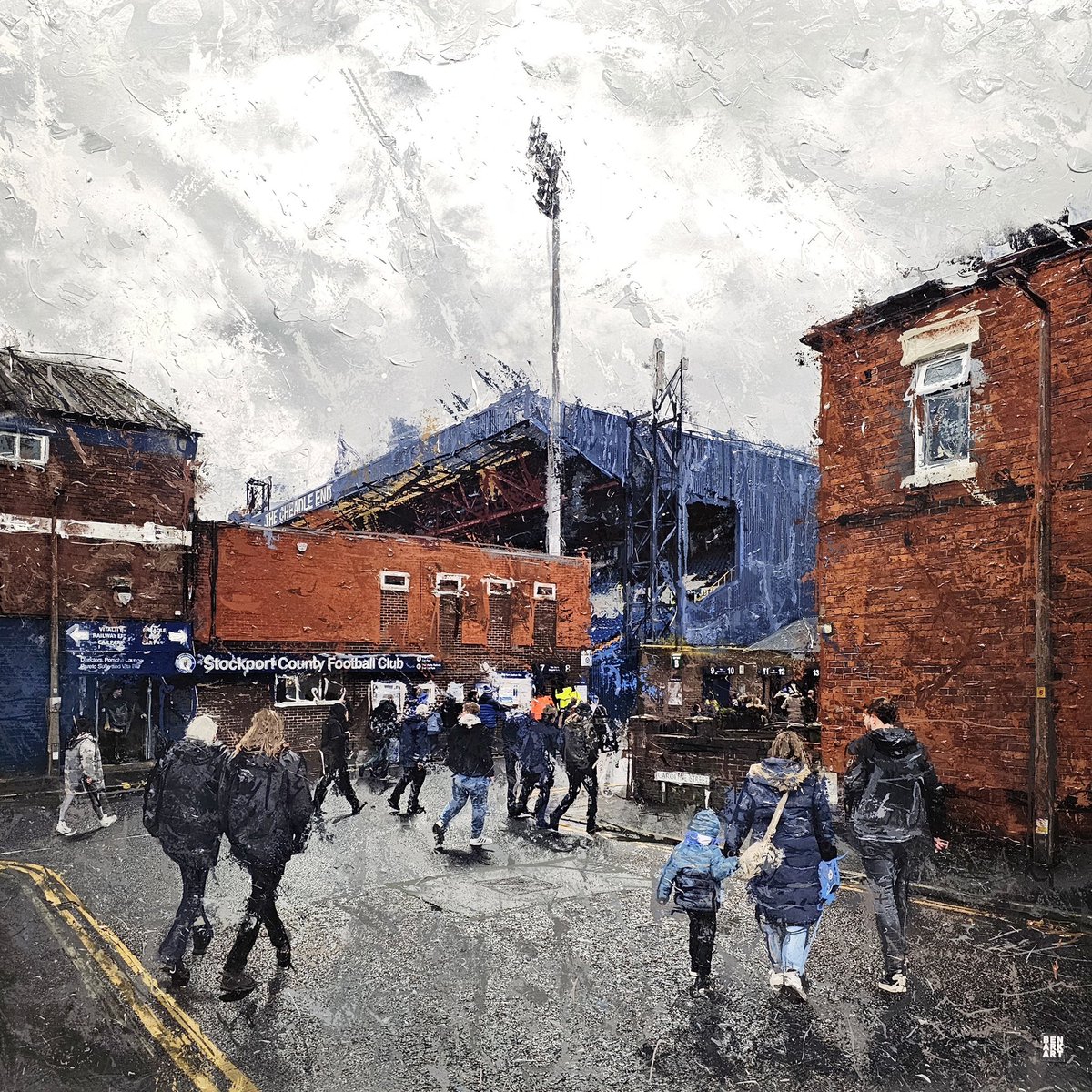Some new pieces have just arrived in the gallery by Ben Ark featuring the Champions… Stockport County 🏆

#BenArk #StockportCounty