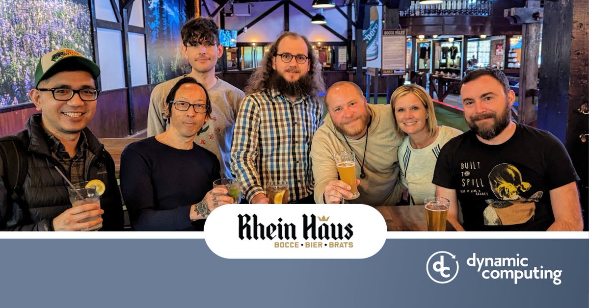 There’s something to be said when you have a company that loves to get together. Our team recently met up at Rhein Haus Seattle, where we ate delicious brats, celebrated happy hour, and battled it out Bocce-style.  
#CompanyCulture, #Seattle, #DCEvents