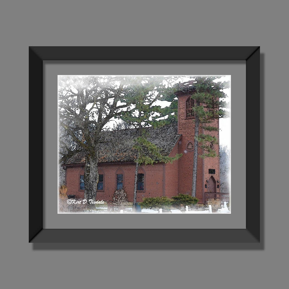 Little Brown Church by Kirt Tisdale. Available on Redbubble, Imagekind, Pixels, fineartamerica and TeePublic thewallgallery.com/architectural-… #thewallgallery #art #wallart #artprint #artwork #artist #artforsale