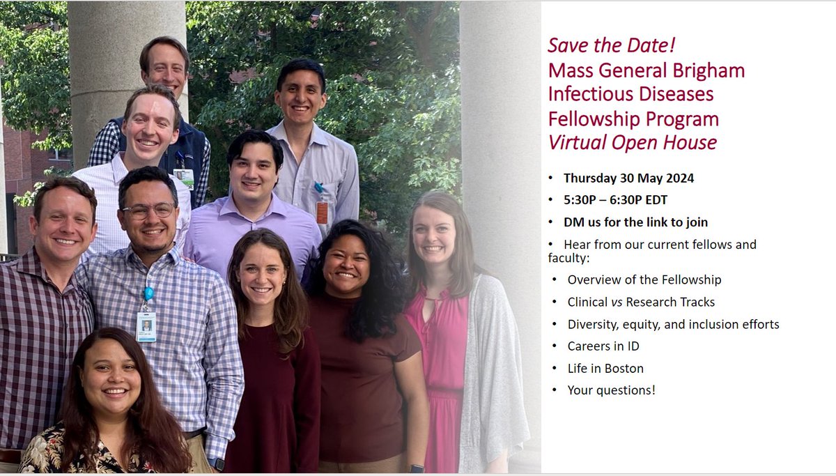 MGH/BWH Infectious Diseases Fellowship (@MGHBWHIDFellows) on Twitter photo 2024-05-06 18:11:02