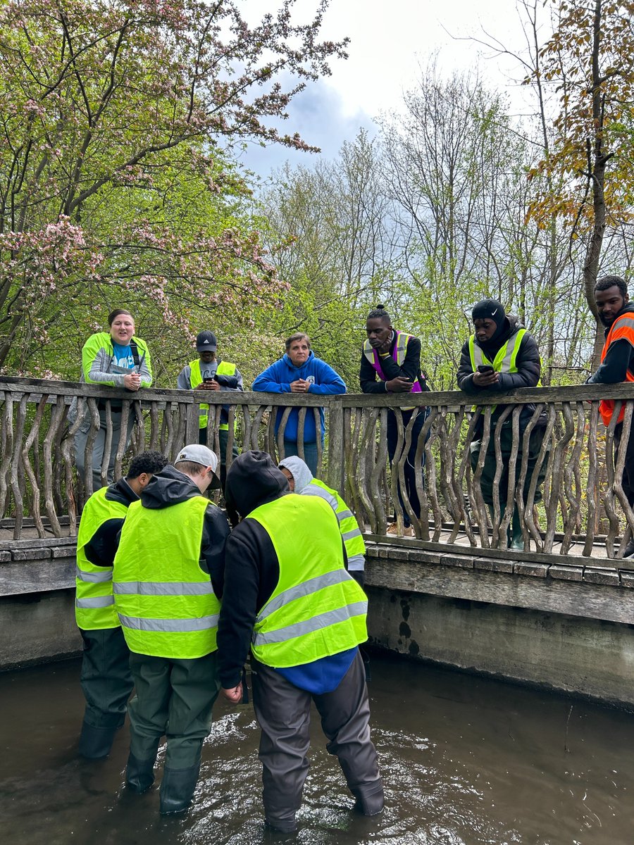 Great to carry out culvert assessments near Sargent Pond in South Brookline last week with a team from @XCelEdu - upgraded culverts are vital for flood mitigation, climate resilience, and wildlife passage 💦🌎🐟🦌