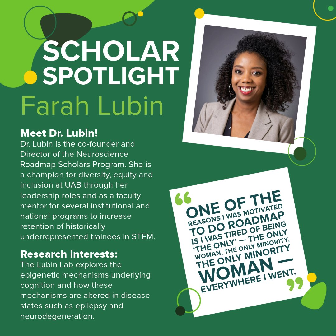 A special edition of Scholar Spotlight - RMS Director, Dr. Farah Lubin @FLUBINLAB #YouBelong