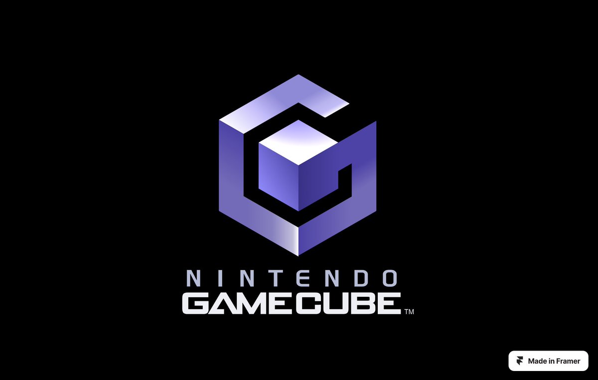 Sharing a tutorial on how I made the GameCube logo startup screen animation with <a href="/framer/">Framer</a> soon! 👀

Should I add a remix link with a page for every step? 🤔