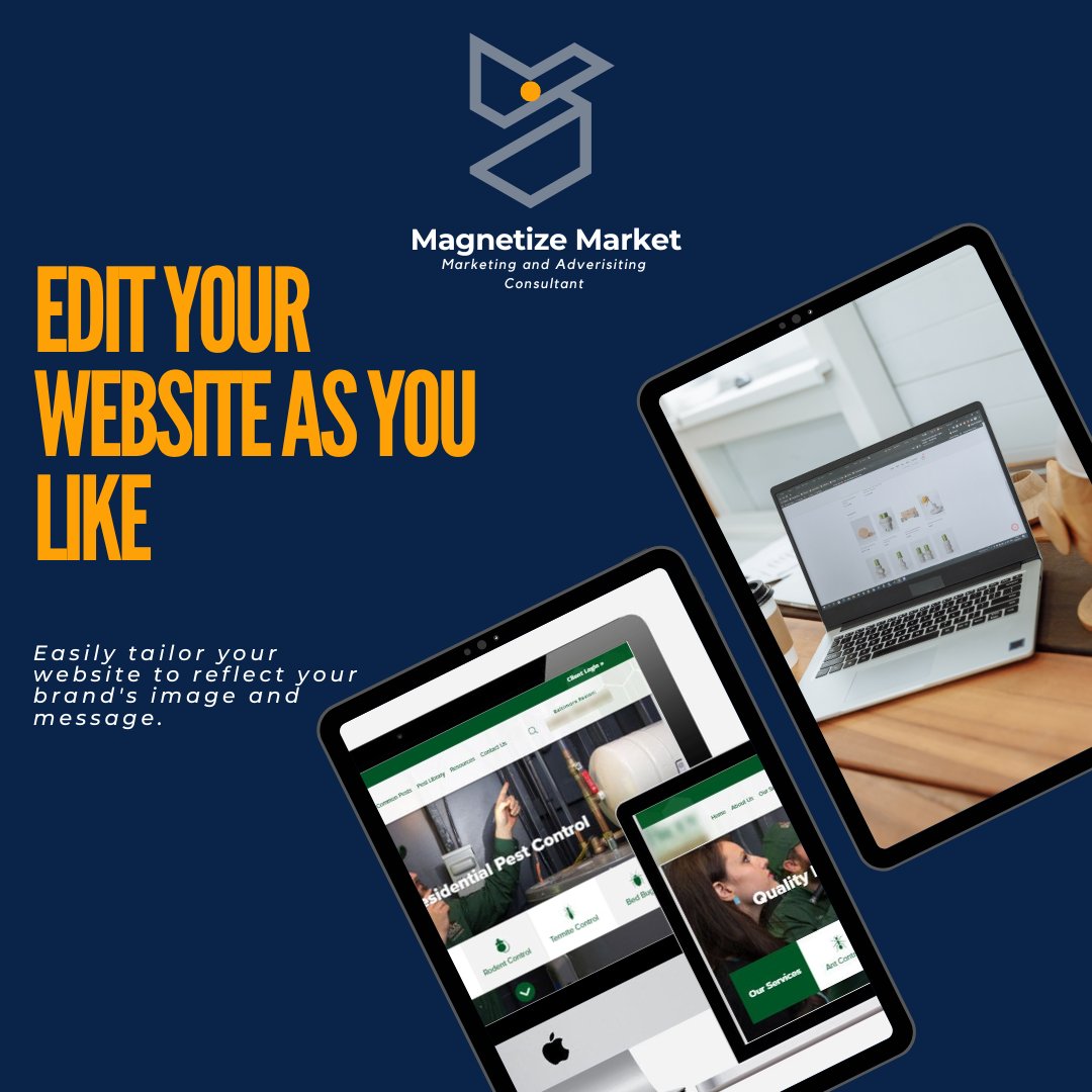 Customize your digital canvas effortlessly. Your website, your rules. #FreedomToCreate #MagnetizeMarket