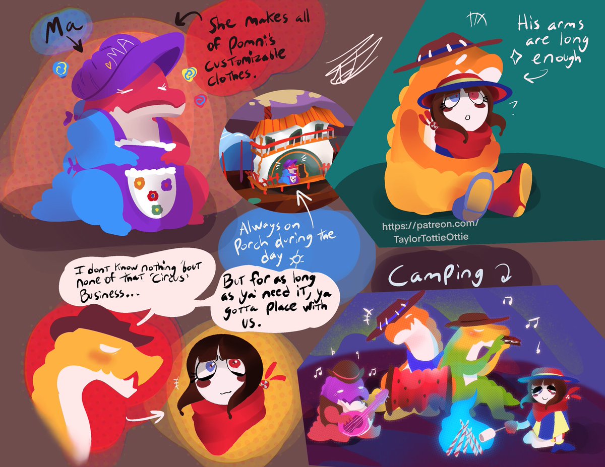 Part 3- more of the gummy gang with Pomni and introducing Ma! The other two brothers act as gumigoos wingmen #Gumigoo #pomni #TheAmazingDigitalCircus #peppermintbanditau #ma