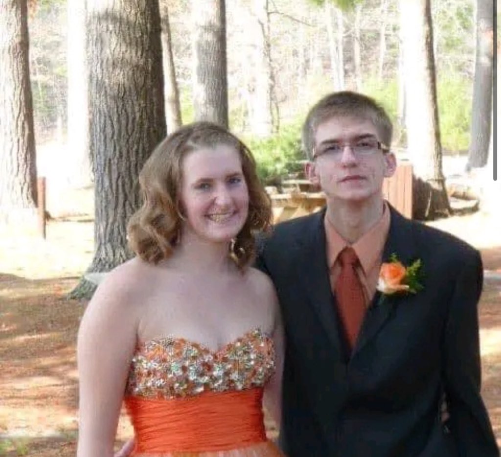 @Morbidful This is my son Jon with his prom date Maddi. He is a junior and he has autism. About a month ago, Maddi, a senior, came to my office (I’m a teacher at their school) and asked if Jon’s mom and I would allow her to take him to prom. Maddi had gotten to know Jon through a school…