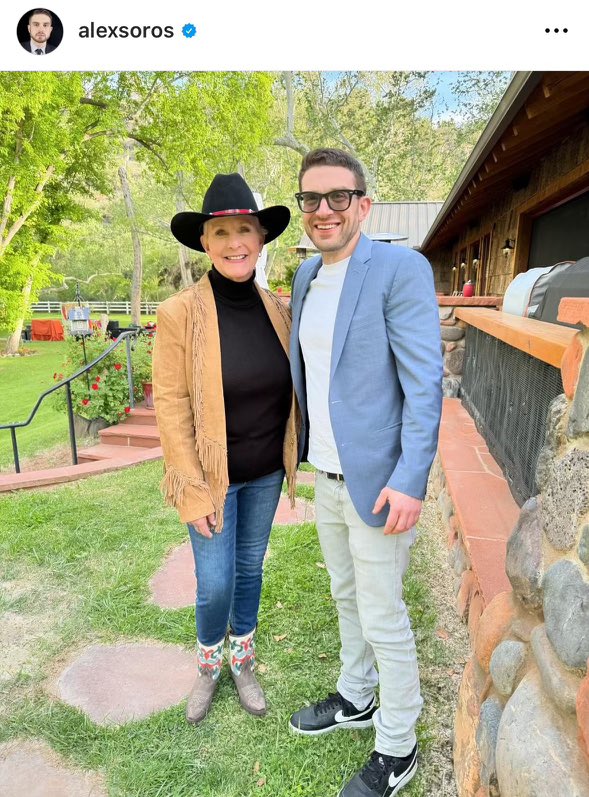 Alex Soros Meets with Cindy McCain to Discuss Defeating Trump