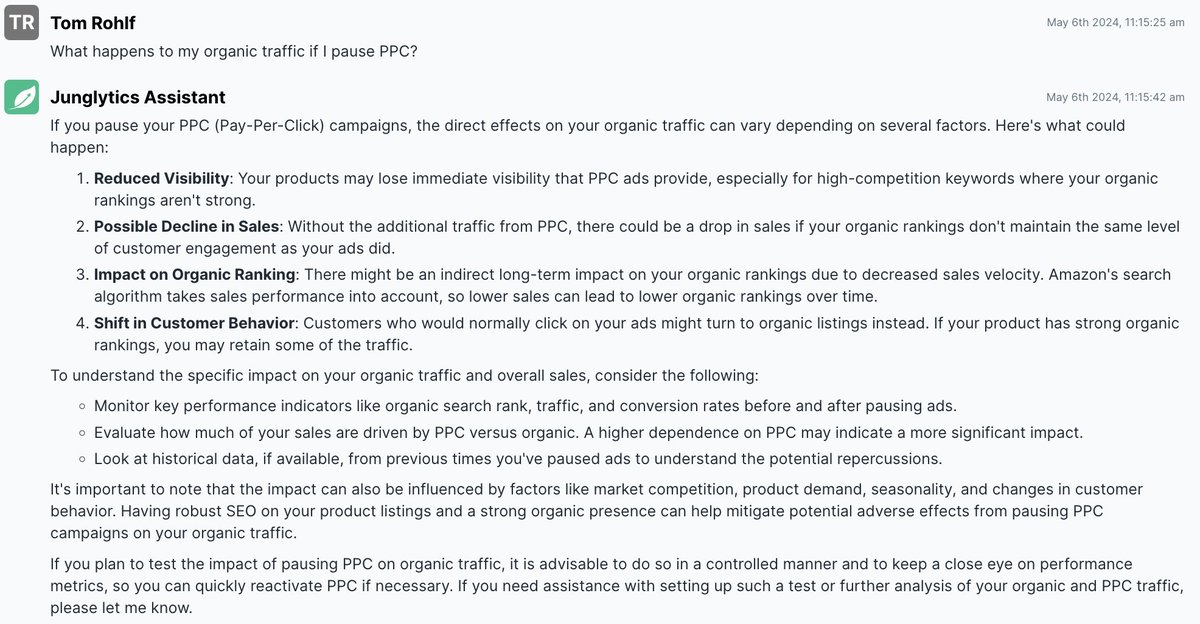 Pausing PPC to test organic sales? 👉Consider your organic % of sales & potential rank changes 👉Plan for some lost PPC sales 👉Monitor top keyword rankings closely #amazonppc #ecommerce #amazonads #amazonadvertising