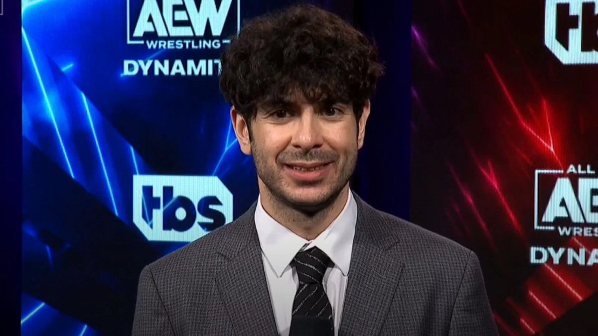 MandoFett222's tweet photo. Heard from multiple sources that Tony Khan is set to compete in his first ever match in AEW. The angle where he was assaulted by The Elite, particularly Jack Perry, is set to culminate in a match at All In London 2024. 

Tony Khan vs Jack Perry. 

My god. https://t.co/a8xTO2OL4C