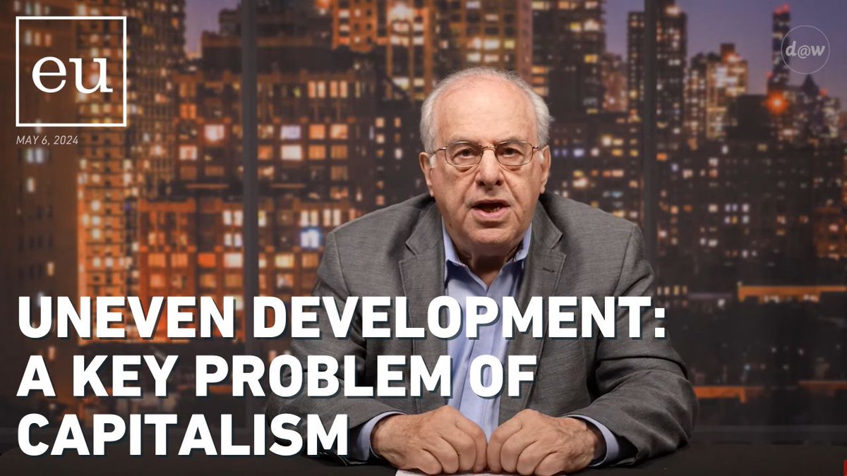 Today! New Episode of #EconomicUpdate 'Uneven #Development a Key Problem of #Capitalism' at 4:30PM ET with @profwolff #democracyatwork #imperialism #resistcapitalism #anticapitalism #workers #colonialism #Marx watch it here: youtube.com/watch?v=GMu3Xv…