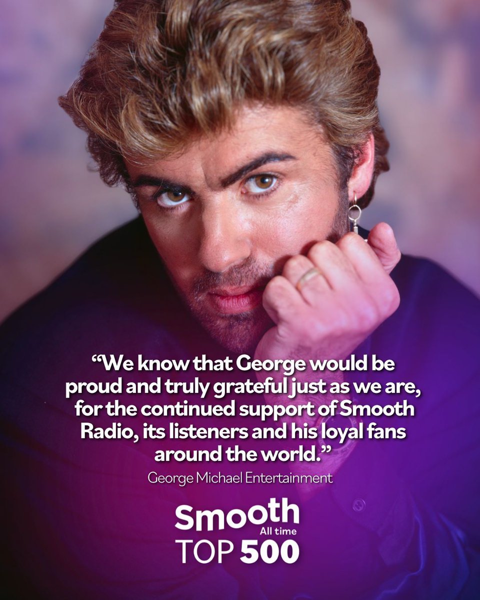 SmoothRadio's tweet photo. A statement from George Michael Entertainment 💜 @GeorgeMOfficial #Smooth500 https://t.co/FwtC1haHd8