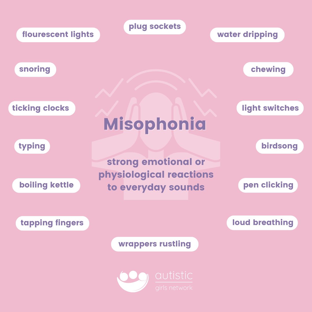 Misophonia can significantly impact individuals, requiring them to work harder than their neurotypical peers to navigate certain environments. What can help? Quiet, calm spaces, ear plugs, ear defenders, white noise, or minimising demands like group dining.
#Misophonia